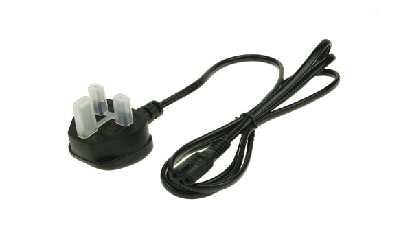 8120-8699 AC Mains Lead Fig 8 UK Plug (Black)