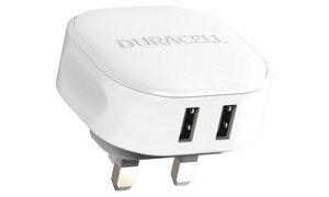 Duracell Dual 24W USB-A Charger